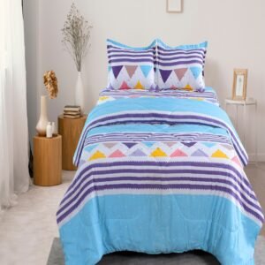 Premium Klotthe Blue Striped 210 TC Double Bed Comforter Premium Klotthe Blue Striped 210 TC Double Bed Comforter