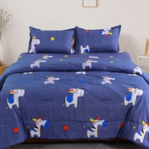 Kids Printed Double Bed AC Comforted Bedsheet Set Kids Printed Double Bed AC Comforted Bedsheet Set